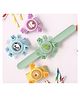 Amitasha 1Pc Fidget Spinner Wrist Band for Kids with LED Light Up Silicone Strap - Multicolor