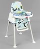 Babyhug Comfy 3 in 1 High Chair with Printed Cushion-Turquoise