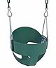 Take Me Away High Back Full Bucket Toddler Swing Seat with Yellow Coated Swing Chains Fully Assembled - Green