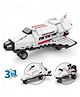 Amitasha 3in1 Space Shuttle Building Blocks for Kids 3D Rocket Assemble Mind Teaser Vehicle Puzzle Toy Set Brick Kit for Kids Birthday Gift Boys & Girls