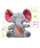 SUPER TOY  Breathing Teddy Elephant Soft Toy Huggable Stuffed Animal Plush Toy for Kids & Adults - Birthday Gift Valentine Day - Height 32 cm