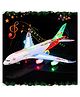Amitasha Bump & Go Aeroplane Toy Musical Airplane Vehicle Battery Operated Toy for Kids