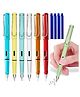 SUPER TOY 2 Pc Fountain Pen for Students with 4 Ink Cartridge Refills.
