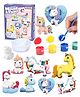 Amitasha DIY Mould and Paint Craft kit, Unicorn Painting Kit Plaster Figurine Set with Pigments, Palette & Mold Art & Craft Set Educational Toy for Boys & Girls