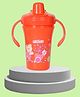 Tinny Tots Baby Unbreakable Sippy Cup Learning Sipper Feeding Feeder Spout BPA Free Bottle - (250 ml, ORANGE)