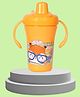 Tinny Tots Baby Unbreakable Sippy Cup Learning Sipper Feeding Feeder Spout BPA Free Bottle - (250 ml, RED)