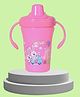 Tinny Tots Baby Unbreakable Sippy Cup Learning Sipper Feeding Feeder Spout BPA Free Bottle - (250 ml, PINK)