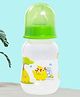 Tinny Tots Baby Feeding Sipper Liquids Milk Polypropylene Slim Neck Bottle With Anti-Colic Silicone Nipple Feeder BPA Free  (125 ml - GREEN)