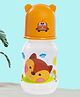 Tinny Tots Baby Feeding Sipper Liquids Milk Polypropylene Slim Neck Bottle With Anti-Colic Silicone Nipple Feeder BPA Free  (125 ml - PINK)