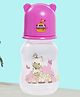 Tinny Tots Baby Feeding Sipper Liquids Milk Polypropylene Slim Neck Bottle With Anti-Colic Silicone Nipple Feeder BPA Free  (125 ml - PINK)