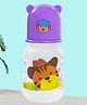 Tinny Tots Baby Feeding Sipper Liquids Milk Polypropylene Slim Neck Bottle With Anti-Colic Silicone Nipple Feeder BPA Free  (125 ml - PINK)