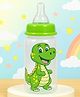 The Cheeky Kidzz Baby Feeding Liquids Milk Feeder Polypropylene Slim Neck 250 ml Bottle Sipper With  Anti Colic Silicone Nipple BPA Free (GREEN)