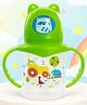 The Cheeky Kidzz Trendy Baby Sipper Feeding Liquids Milk Feeder Polypropylene Wide Neck 250ml Bottle With Anti Colic Silicone Nipple BPA Free (GREEN)