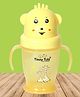 Tinny Tots Premium Baby Feeding Sipper For Juices Water Milk Liquids Spout Feeder 180 ml Bottle With Handles (YELLOW)