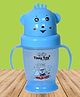 Tinny Tots Premium Baby Feeding Sipper For Juices Water Milk Liquids Spout Feeder 180 ml Bottle With Handles (YELLOW)