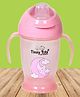 Tinny Tots Premium Baby Spout Feeding Bottle For Juices Water Milk Liquids  Feeder 180 ml Sipper With Handles (Pink)