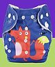 The Cheeky Kidzz Baby Pocket Printed Wolf Cloth Diapers With Insert Reusable Cloth Diapers Washable Fitted Diapers One Size Reusable for Baby Girls and Boys (0-24 MONTHS)
