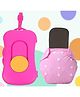 The Cheeky Kidzz Refillable Durable Baby Wet Wipes Storage Box Slide Container With Wipes Sheet And Baby Reusable Cloth Diaper Nappy Insert Soaker Combo (PINK)