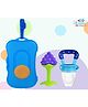 The Cheeky Kidzz Reusable Refillable Baby Wet Wipes Storage Box Container for Car Bathroom Living Room With Fruit Shape Silicone Teether