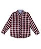 My Milestones Full Sleeves Checked Shirt - Red