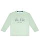 My Milestones 100% Cotton Full Sleeves New York City Theme Printed Tee - Light Green