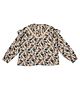 My Milestones Full Sleeves Floral Printed Lace Detailed Top - Cream