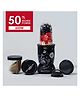 Wonderchef Nutri-blend BOLT Mixer, Grinder, Blender 600W 22000 RPM 100% Copper Motor 2 jars with Sipper lid - Black
