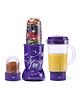 Wonderchef Nutri-blend 3 Jar Juicer, Mixer, Grinder, Blender & Smoothie Maker 22000 RPM, 500W 100% Copper Motor - Purple