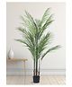 ARICK DECOR 59 inch Artificial Real Touch Areca Palm Plant With Black Pot | Home Decor, Office Decor Perfect decor Gift, Set of 1