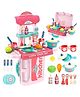 FUNVERSE Kitchen Set For Girls Toy With Cooking Utensils Combo Items, Little Chef Realistic Miniature Chefs Pretend Play/Role Play Home Game