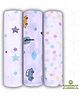LazyToddler Multipurpose Swaddle Wrap 100% Muslin  Pack of 3 Car Print- Multicolour