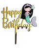 Decor Mantra Happy Birthday Mermaid Theme Cake Topper Is Perfect for Every Birthday Bash - Multi Color - Pack of 1