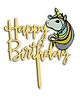 Decor Mantra Happy Birthday Unicorn Theme Cake Topper Is Perfect for Every Birthday Bash - Multi Color - Pack of 1