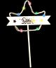 Decor Mantra Happy Birthday Crown Shape Led  Light Cake Topper Is Perfect for Every Birthday Bash - Gold - Pack of 1