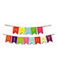 Decor Mantra happy birthday banner is perfect for outdoor and indoor  birthday decoration - Multi Color - Pack of 13