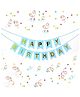 Decor Mantra happy birthday banner is perfect for outdoor and indoor  birthday decoration - Blue - Pack of 13