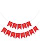 Decor Mantra happy birthday banner is perfect for outdoor and indoor  birthday decoration - Red - Pack of 13