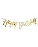 Decor Mantra happy birthday banner is perfect for outdoor and indoor  birthday decoration - Gold  - Pack of 2