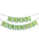 Decor Mnatra happy birthday banner is perfect for outdoor and indoor  birthday decoration - green - Pack of 13