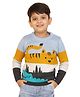 JoE Hazel Full Sleeves Animals Designed Sweater - Multi Colour