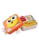 ATTRO Carnival Super Birdy Kids 2 Layer Stainless Steel Lunch Box - Orange