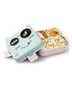 ATTRO Carnival Super Cat Kids Lunch Box 2 Layer Stainless Steel Lunch Box - Blue