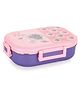 ATTRO Food Time Deluxe Bear Theme Kids Stainless Steel Lunch Box with 1 Small Container & Spoon - Purple