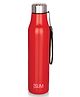 ATTRO Slim Stainless Steel Single Wall Water Bottle Red - 1100 ml