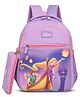 Priority Teaberry Lavender Backpack  | School Bag Includes with Stationery Pouch For Kids ( 14 Inch )- INV21682