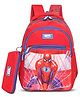 Priority 20 L Teaberry Backpack  | School Bag for kids - ( Red |Small| 14 Inch )- INV21684