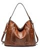 lycheebags Bag Women Hobo PU Handbags Leather Ladies Shoulder Bag