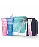 LetsShave Evior 6 portable salon free package | Evior 6 portable Razor, Transparent gel 100 ml, Body Lotion 100ml, face razor 3, Travel bag pack of 6