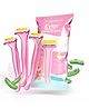 LetsShave Evior Bikini Line Trimming Razor for Women - Pack of 3, Razor for Sensitive Area | Reusable Razor | Safe & Clean | Irritation Free Shave