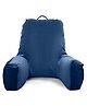 Kwality Dreams Reading Pillow, Bed Rest Pillow with Support Arms, Perfect Back Support, King Size - Blue